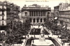 CPA Marseille Place De La Bourse