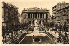 CPA Marseille La Place De La Bourse