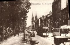 CPA Marseille La Canebiere Tramway