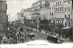 CPA Marseille La Canebiere Tramway