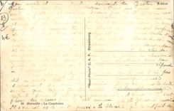 CPA Marseille La Canebiere