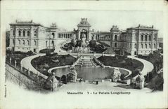 CPA Marseille Le Palais Longchamp