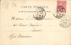 CPA Marseille La Vierge De La Garde