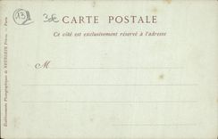 CPA Marseille Chateau Interieur De La Cour I'Escalier