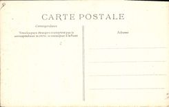 VINTAGE POSTCARD Militaria Inauguration of the statue of Garibaldi July 13rd, 1907 the Garibaldiens veterans has Paris Medaille TOP