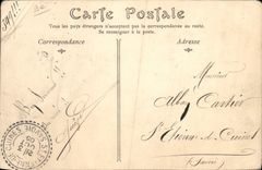 VINTAGE POSTCARD Militaria Hotel of the Paris Invalids the Station