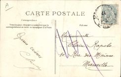 Inauguración de Militaria de la POSTAL de la VENDIMIA de la estatua de las reglas de Garibaldi de Garibaldi