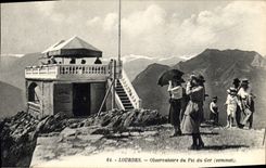 CPA Lourdes Observatoire du Pic du Ger Sommet