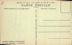 VINTAGE POSTCARD Heavy Observatory of the Peak of Ger Summit