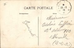 POSTAL Lyon de la VENDIMIA una esquina del parque hacia el observatorio