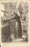 CPA Verres grossissants Roger Bacon Astronomie