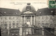 CPA Langres L'Hopital de la Charite et l'Observatoire meteorologique