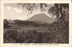 VINTAGE POSTCARD Royat Golf De Charade And Puy De Dome