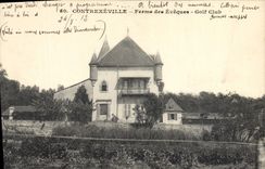 VINTAGE POSTCARD Contrexeville Closes Bishops Golf Club