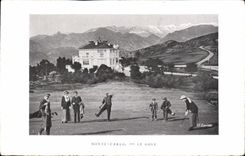 VINTAGE POSTCARD Monte Carlo the Golf
