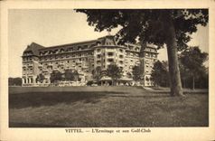 VINTAGE POSTCARD Vittel the Hermitage And Its Golf Club