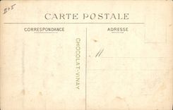 Barco de Boulogne de la POSTAL de la VENDIMIA en el mar el tronco adentro antes del puerto