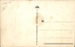 Vapor Worthing de Dieppe del barco de la POSTAL de la VENDIMIA con la plataforma marítima de la estación