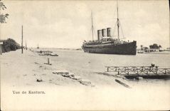 CPA Bateau Paquebot Vue de Kantara Algerie