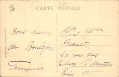 CPA Bateau Paquebot Cotes de la Manche Steamer sortant par gros temps