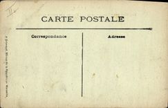 CPA Bateau Paquebot poste francais de la Cie Paquet par grosse mer SS Abda