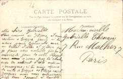 El vapor Le Havre del barco de la POSTAL de la VENDIMIA volvió de la silla de cubierta Aquitaine