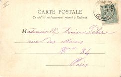 VINTAGE POSTCARD Trouville Boat the Augustin Normand