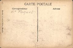 VINTAGE POSTCARD fast Boat Steamer Co Abda Package