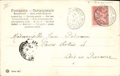 VINTAGE POSTCARD Folklore Bathing suit Women