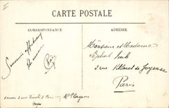 VINTAGE POSTCARD Folklore Bathing suit Woman the boat of the baths and bathers