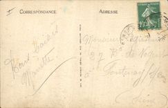 VINTAGE POSTCARD Folklore Bathing suit Woman After the bath a little exercise