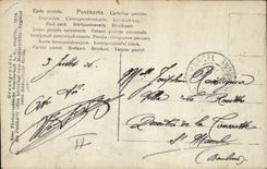 VINTAGE POSTCARD Folklore Bathing suit Woman Fishes