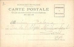 CPA Poursuivis par un Elephant 