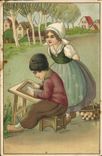 VINTAGE POSTCARD Fantasy Illustrator Agnes Richardson Children