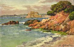 CPA Fantaisie Illustrateur Robert Paysage