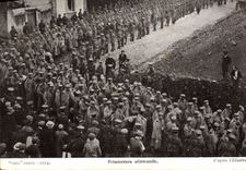 CPA Militaria Prisonniers allemands 