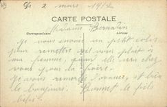 VINTAGE POSTCARD Militaria Prisonniers has Chalons after the attack of September 25th