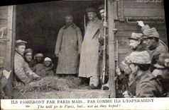 VINTAGE POSTCARD Militaria Prisoners