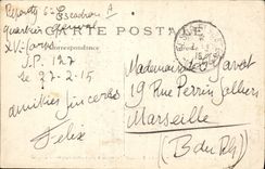 CPA Militaria Prisonniers allemands traversant Reims 