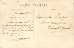 CPA Militaria Prisonniers allemands faits aux environs de Noyon diriges sur Compiegne 