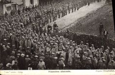 CPA Militaria Prisonniers allemands 