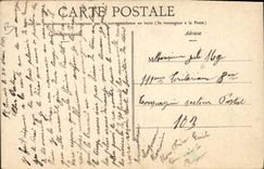 VINTAGE POSTCARD Militaria Spies with the wall