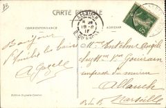 CPA Folklore Amelie les Bains Berger du Canigou gardant son troupeau Moutons