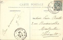 CPA Folklore Catalane tricotant du bas