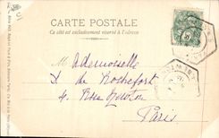 CPA Politique Satirique La famille Humbert Eve L'innocente victime