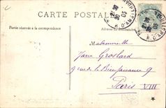 CPA Politique Satirique Le Cake Walk tambourine France Espagne 