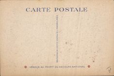 CPA Politique Satirique La chaine Aide aux sinistres