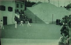 CPA Pays Basque Partie de pelote a mains nues a Bidart