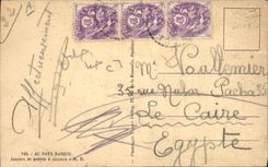 CPA Pelote Basque Pays basque Joueurs de pelotte a Chistera