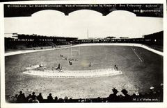 CPA Bordeaux Le stade municipal Vue d'ensemble de la piste et des tribunes Entree des souterrains Rugby
